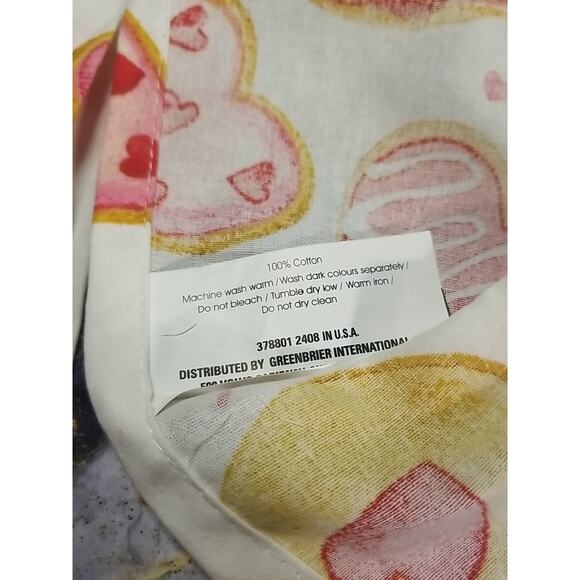 2 NEW Flour Sack Towel, Hey Sugar Valentines Day 100% Cotton, 15"x25" Seasonal - Picture 2 of 5